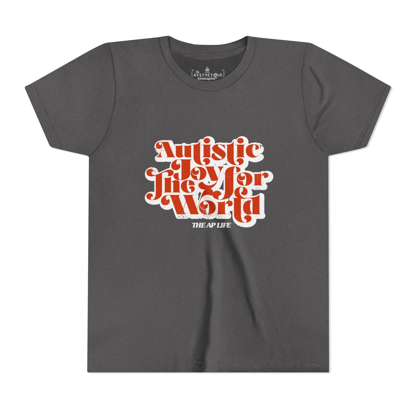 Autistic Joy for the World - Youth Unisex Jersey Tee