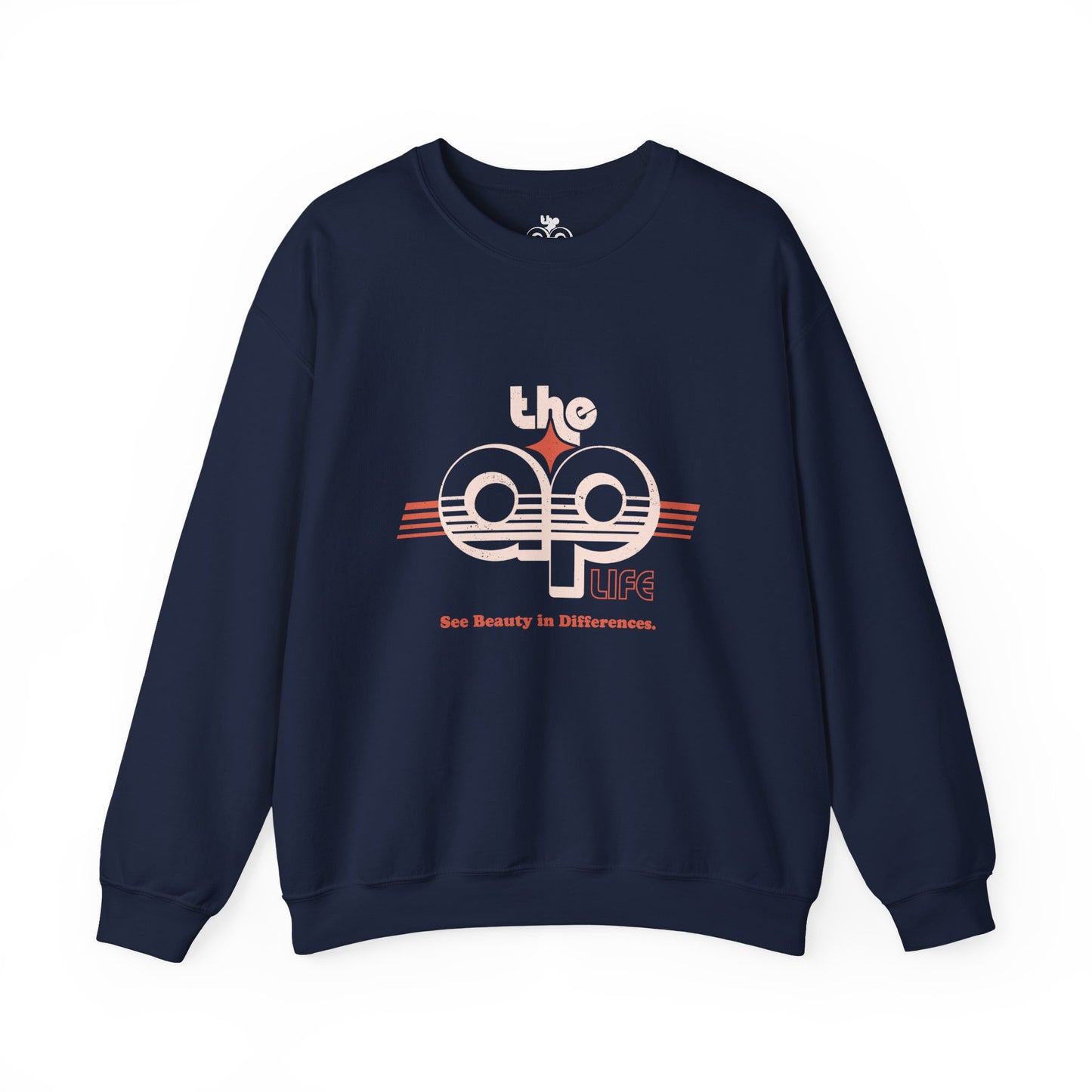 The AP Life - See Beauty in Differences - Adult Unisex Heavy Blend™ Crewneck Sweatshirt
