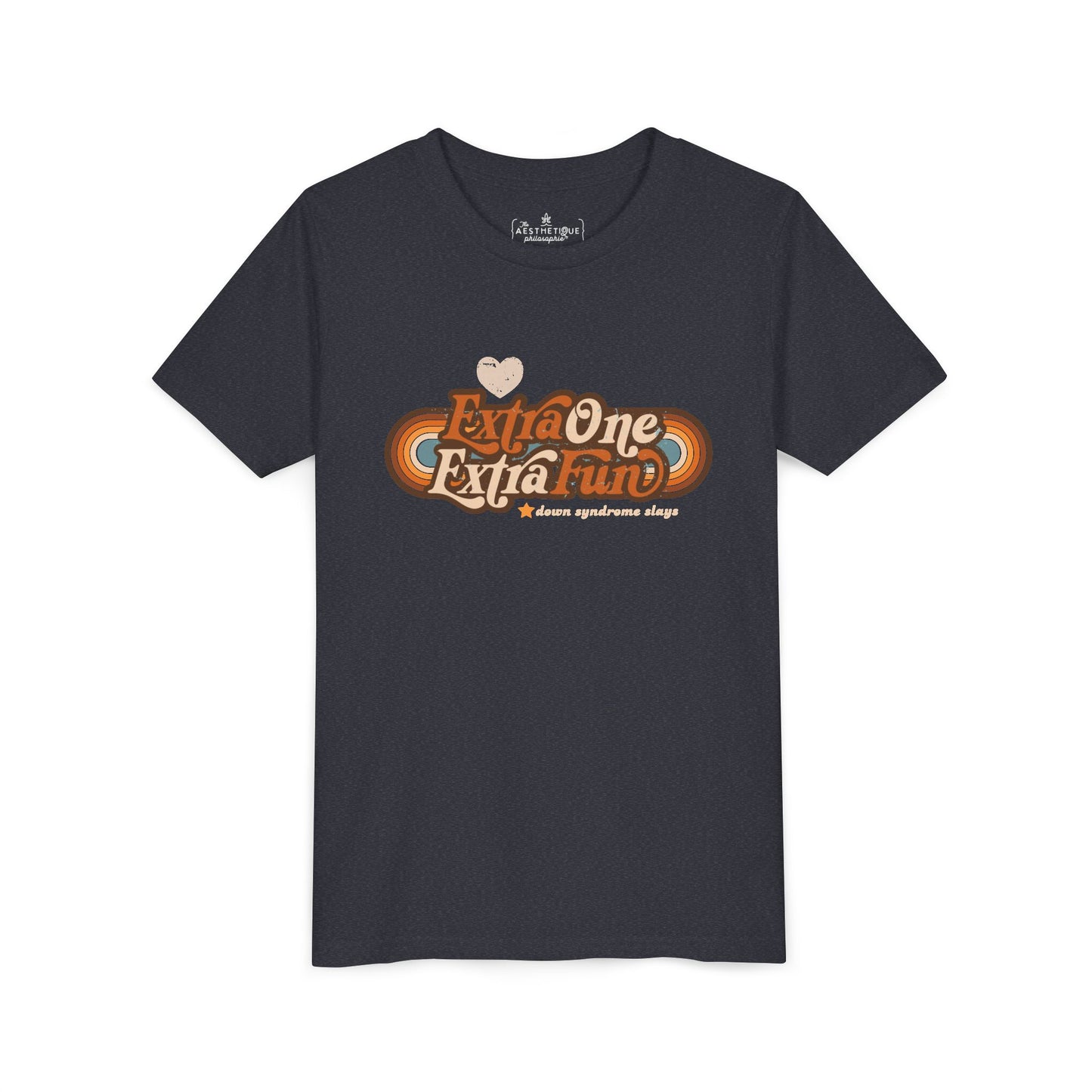 Extra One, Extra Fun DS Awareness - Youth Short Sleeve Tee