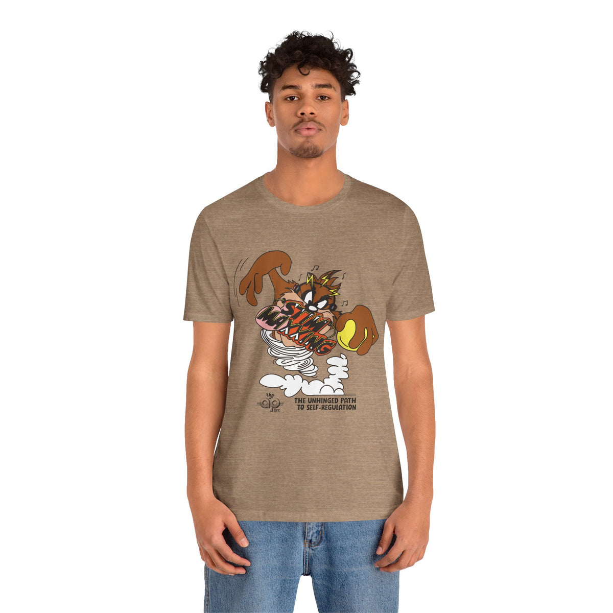 Stim Maxxing - The Unhinged Path to Self-Regulation - Adult Unisex Jersey Short Sleeve Tee
