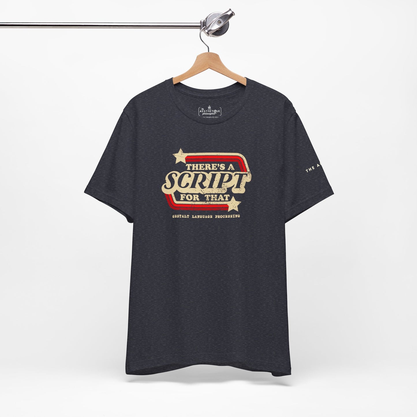 Vintage Script Graphic Tee - Perfect for Casual Wear
