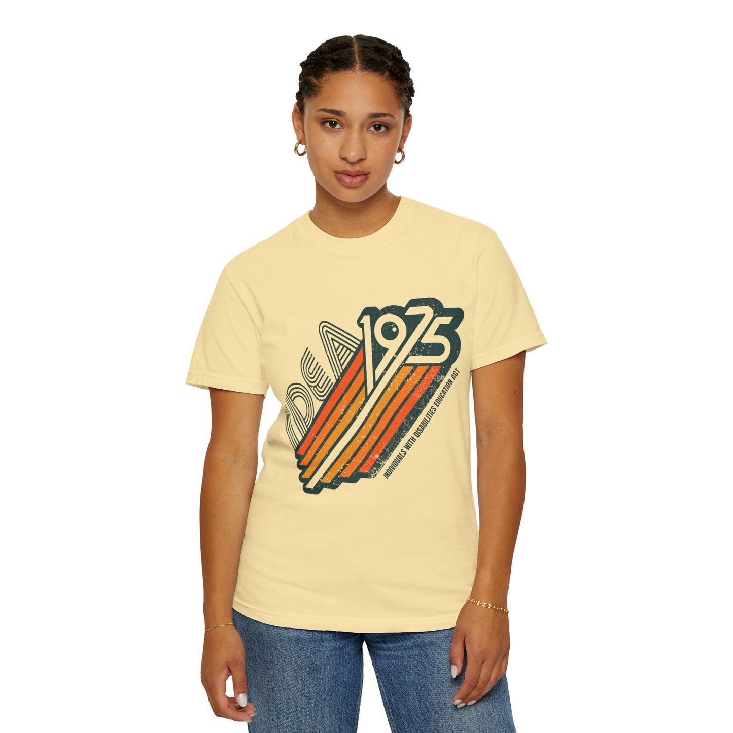 IDEA - 1975 - Individuals with Disabilities Education Act - Unisex Garment-Dyed T-shirt