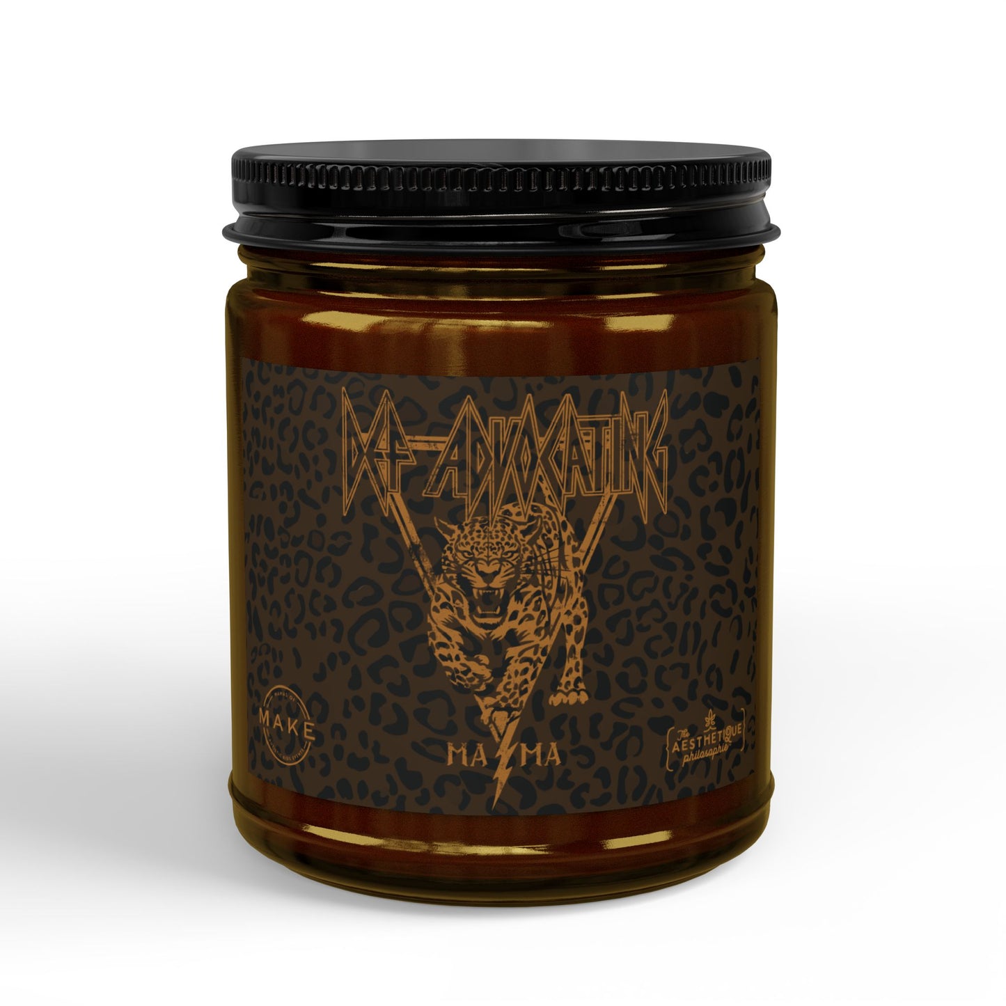Scented Soy Candles with Black Lid, (4 and 9oz)
