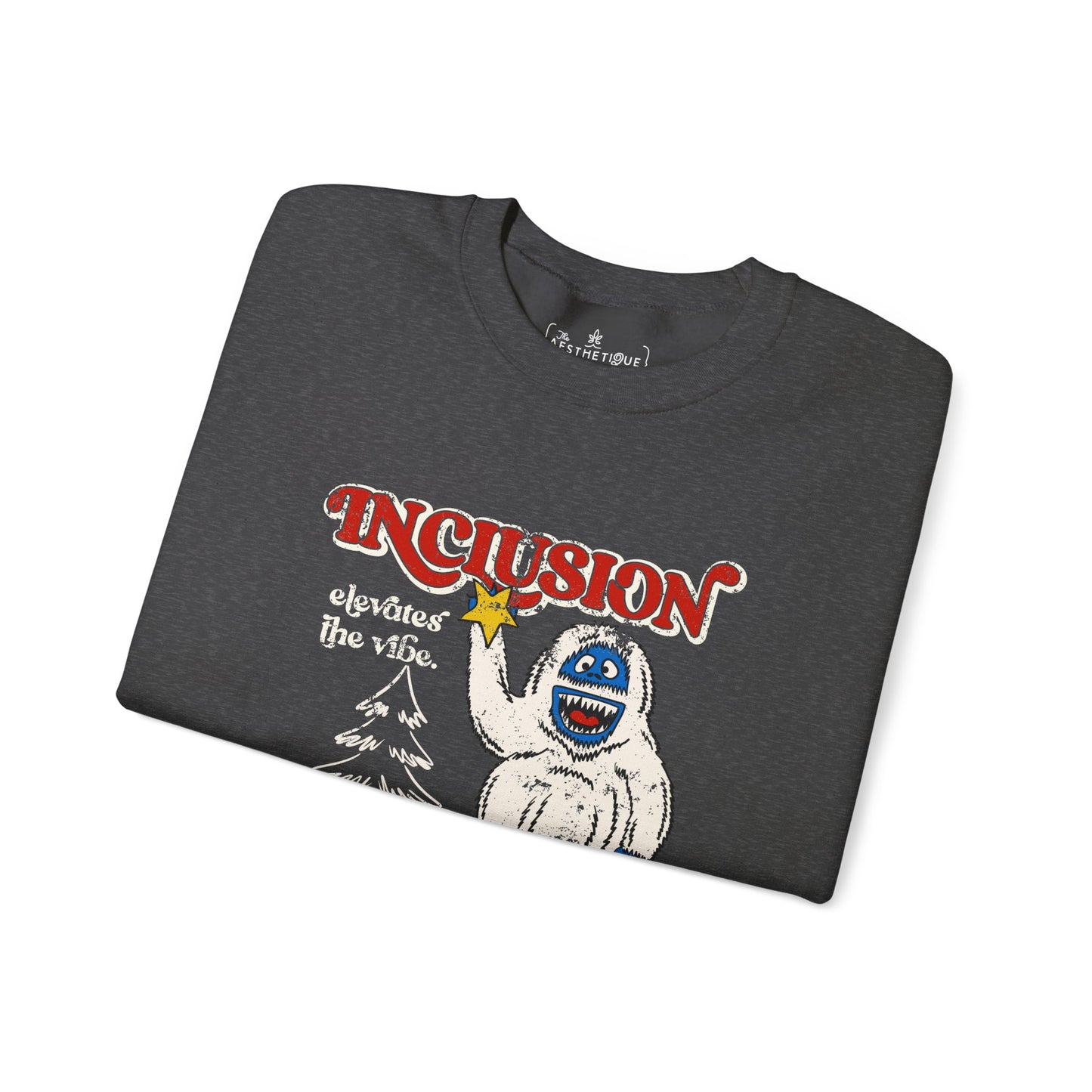 Inclusion Elevates the Vibe - Bumble - Unisex Heavy Blend™ Crewneck Sweatshirt (Ships Internationally)