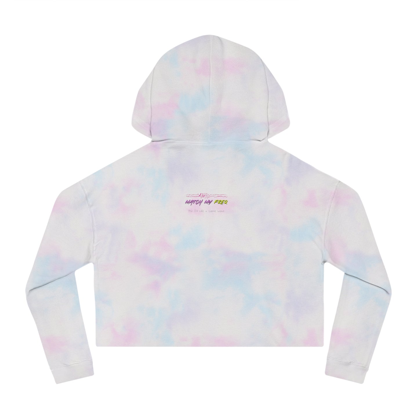 Neurovision - Match My Freq - Epilepsy Awareness Women's Cropped Hoodie