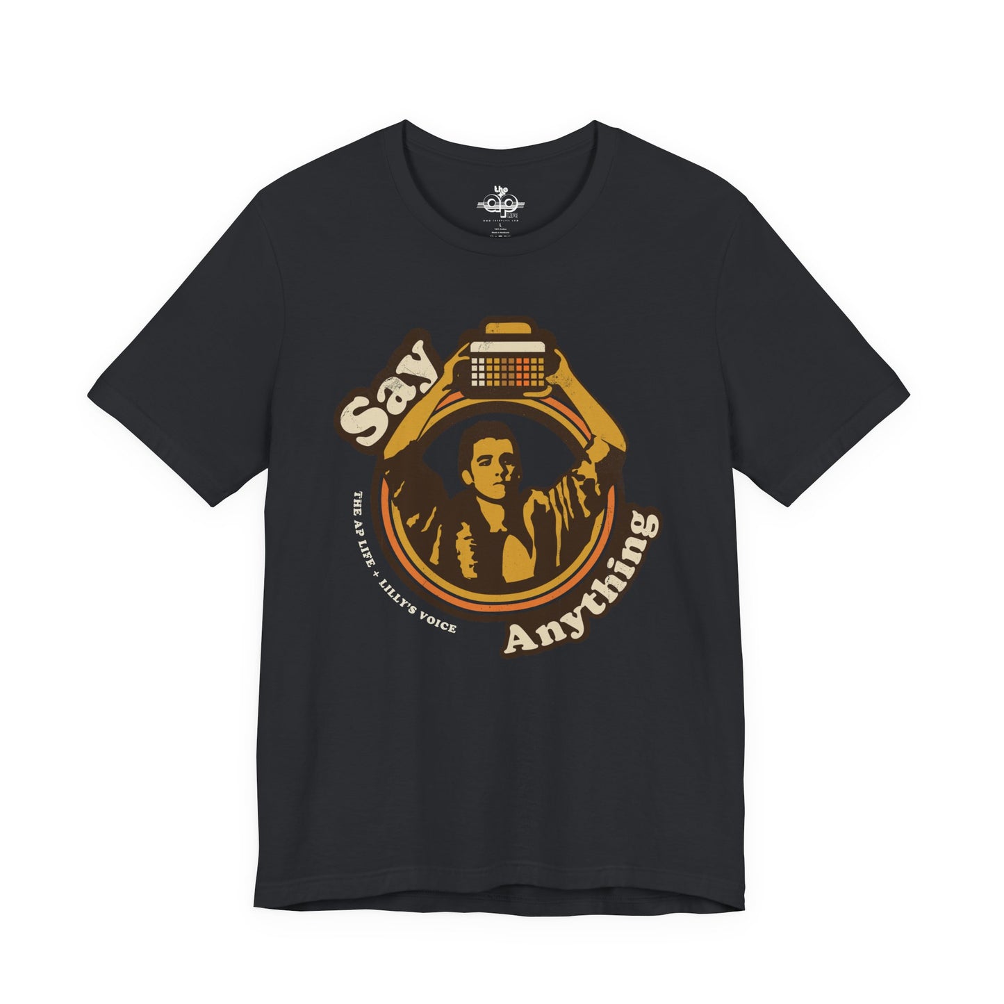 Say Anything AAC - Lilly's Voice Collab - Adult Unisex Jersey Short Sleeve Tee