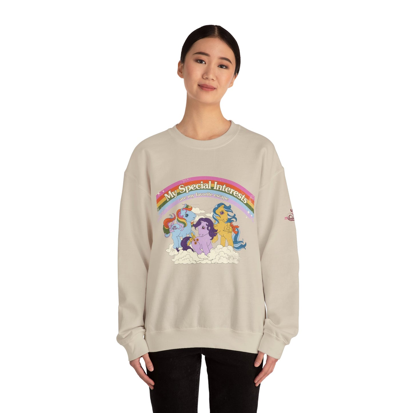 My Special Interests are my Favorite Escape - Adult Unisex Heavy Blend™ Crewneck Sweatshirt