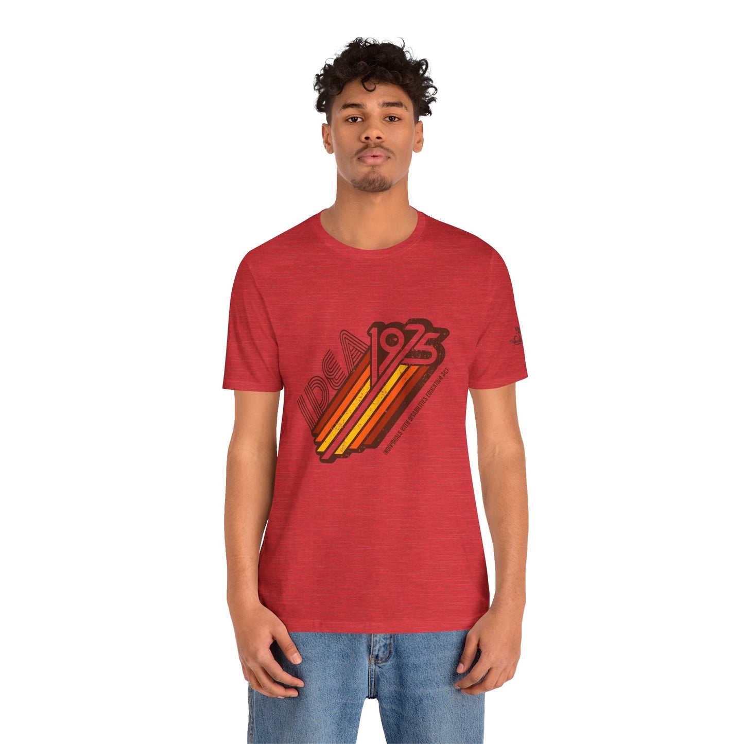 1975 IDEA - Individuals With Disabilities Education Act - Adult Unisex Jersey Short Sleeve Tee