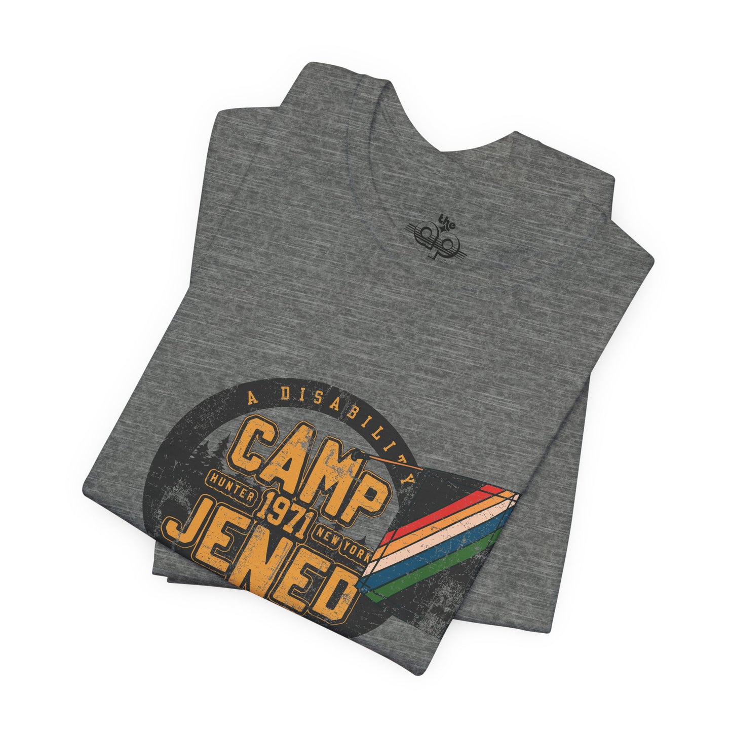Camp Jened 1971 - A Disability Revolution - Adult Unisex Jersey Short Sleeve Tee