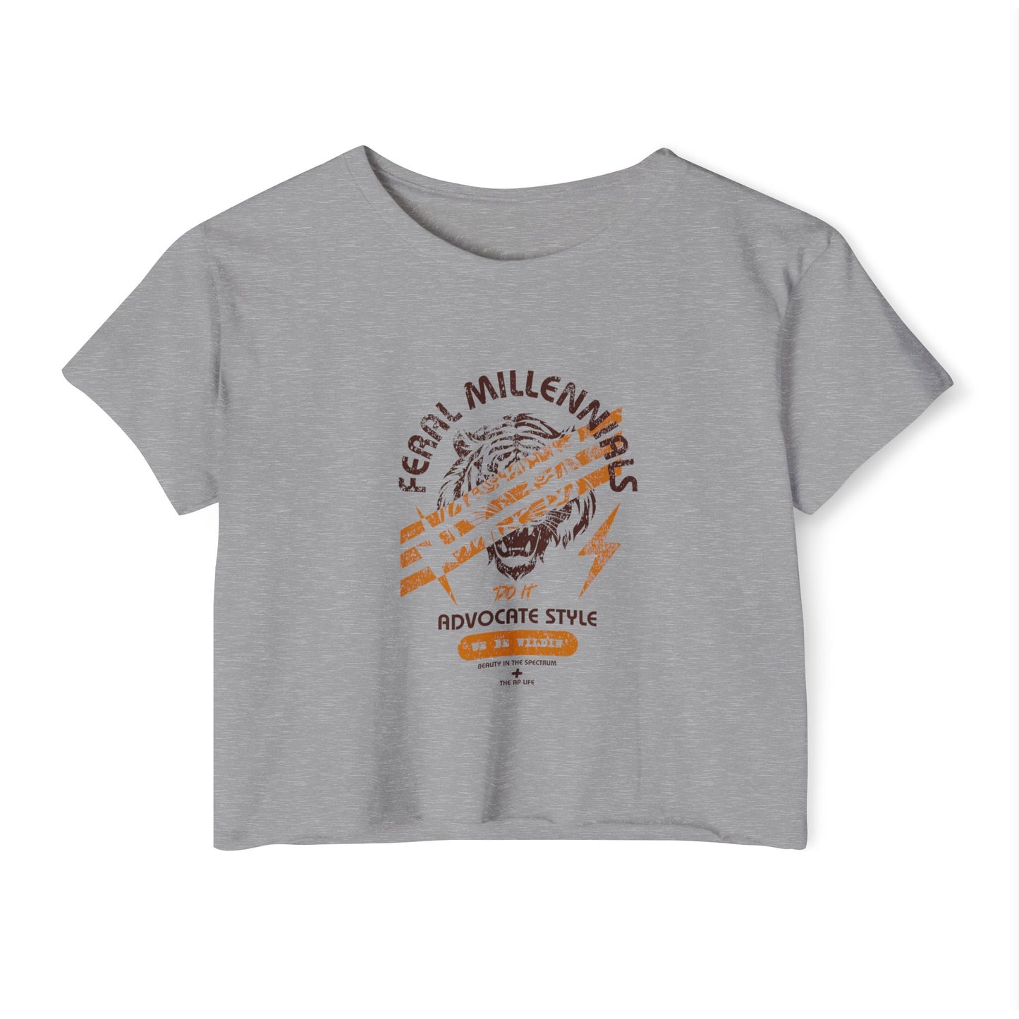 Feral Millennials Do It Advocate Style (We Be Wildin') - Women's Crop Top