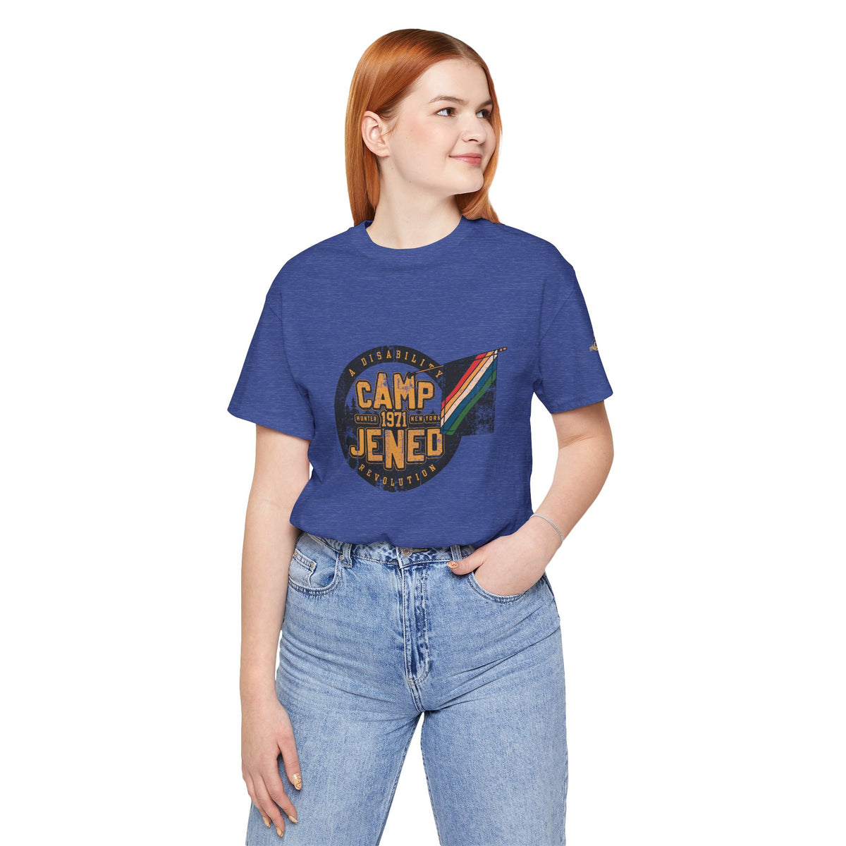 Camp Jened 1971 - A Disability Revolution - Adult Unisex Jersey Short Sleeve Tee