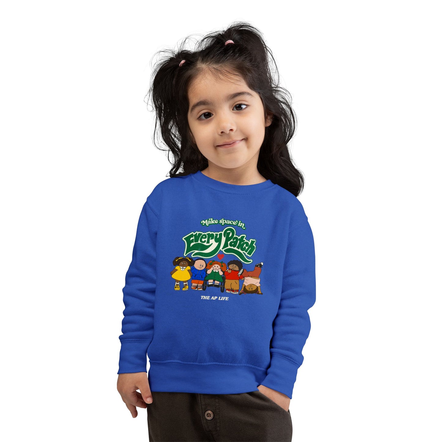 Make Space in Every Patch - Inclusion Matters - Toddler Sweatshirt