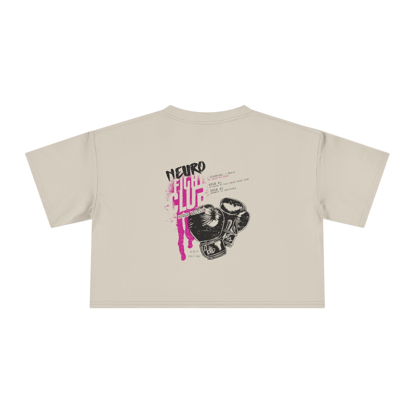 Neuro Fight Club - Autism Vs. ADHD - Patrick Casale Collab - Women's Crop Top Tee