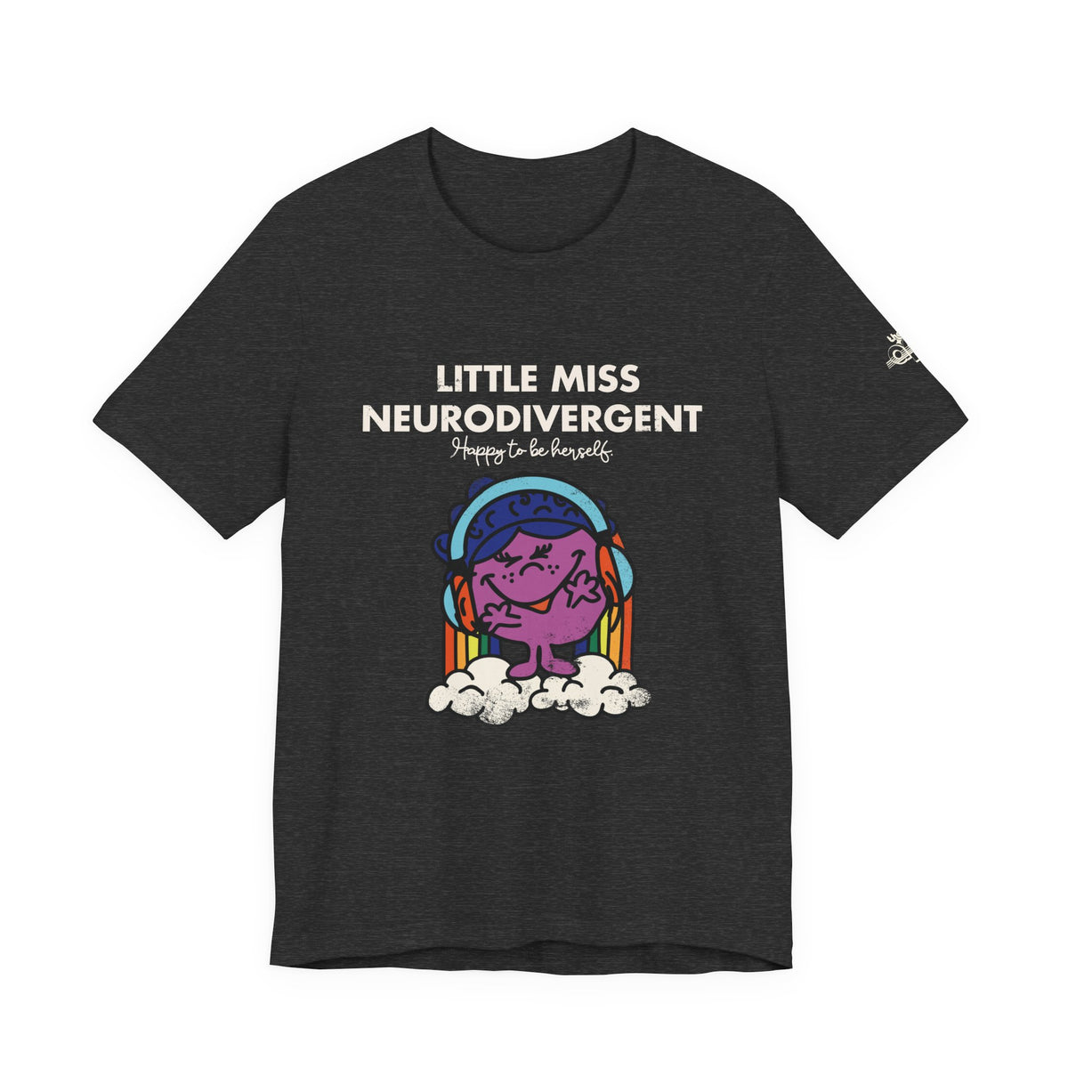 Little Miss Neurodivergent -Adult Unisex Jersey Short Sleeve Tee