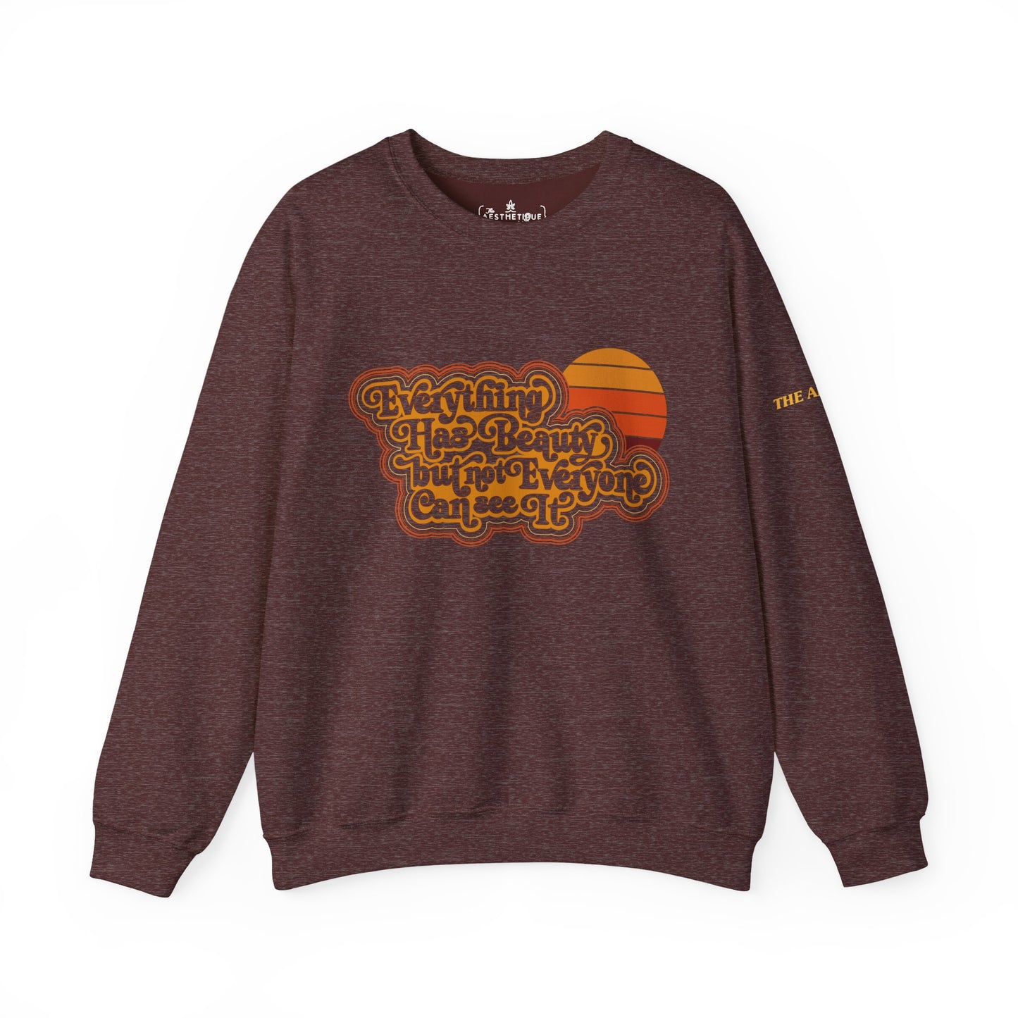 Everything has Beauty but not Everyone can see it - Confucius - Unisex Heavy Blend™ Crewneck Sweatshirt