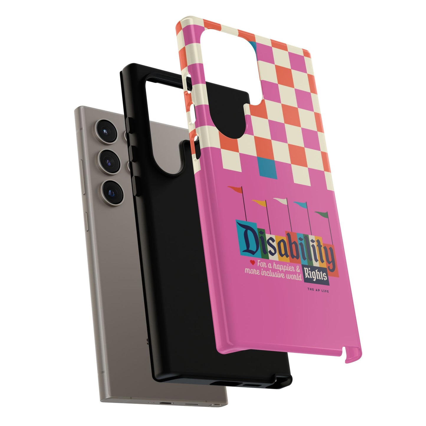 Disability Rights for a Happier & More Inclusive World - Android Phone Case for Google Pixel & Samsung Phones