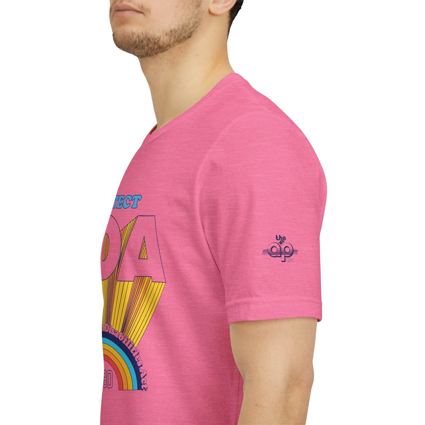 Protect ADA - Americans With Disabilities Act 1990 - Adult Unisex Jersey Short Sleeve Tee