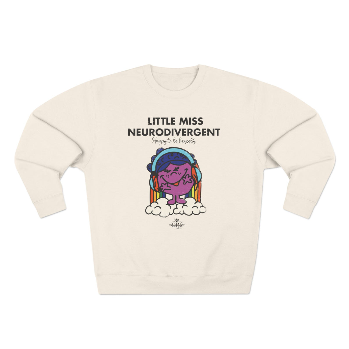 Little Miss Neurodivergent - Adult Unisex Crewneck Sweatshirt