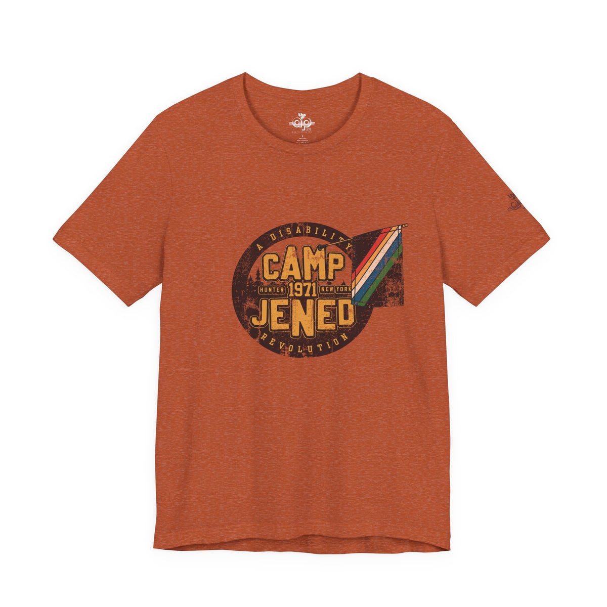 Camp Jened 1971 - A Disability Revolution - Adult Unisex Jersey Short Sleeve Tee