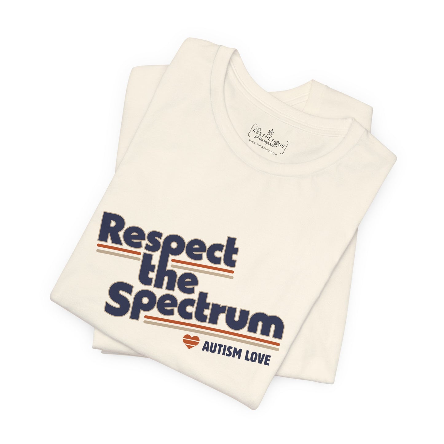 Respect The Spectrum - Autism Love - Adult Unisex Jersey Tee