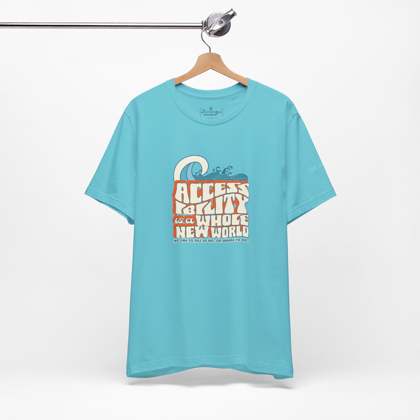 Accessibility Is A Whole New World - Fundraiser Adult Unisex Tee