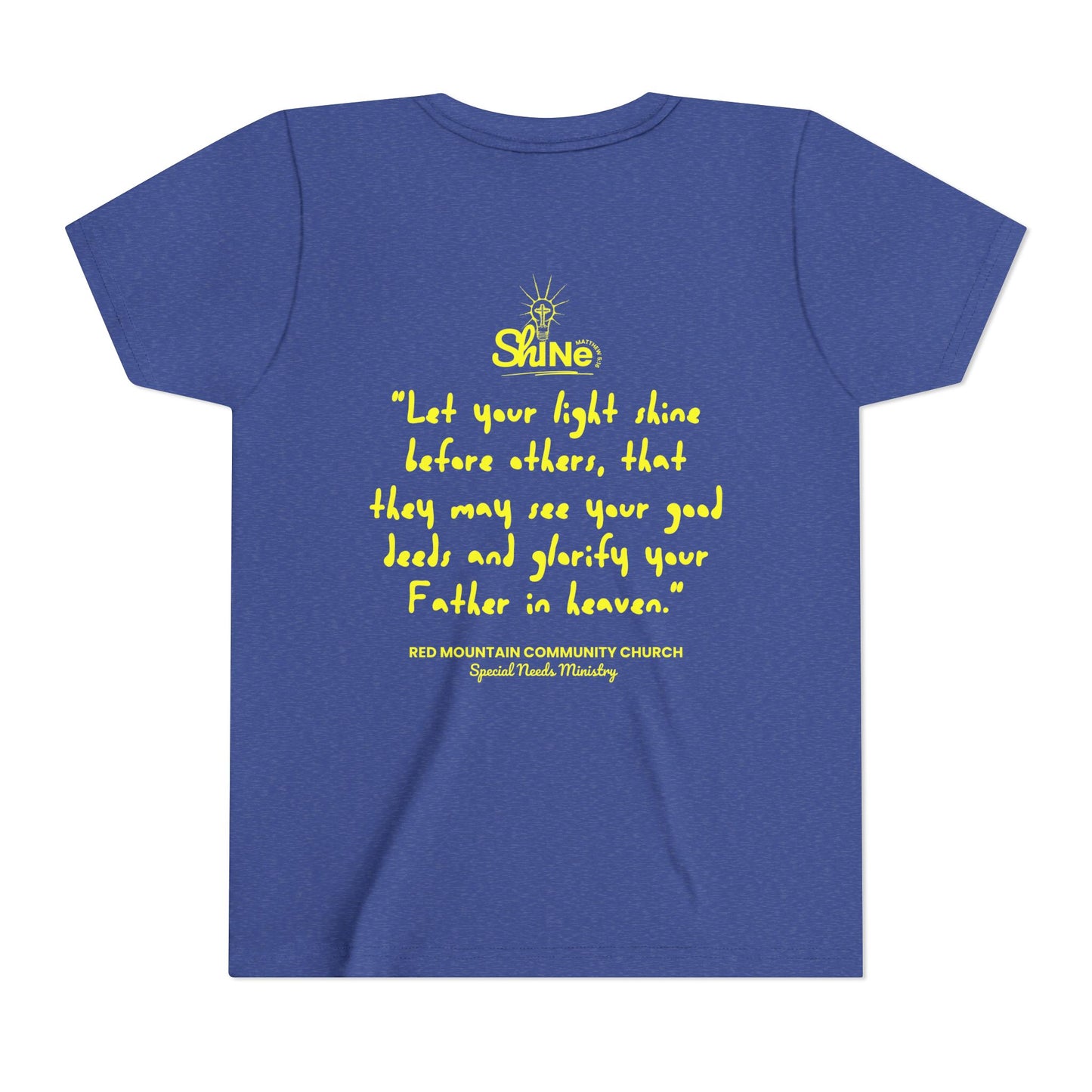 RMCC Shine Youth Unisex Short Sleeve Tee