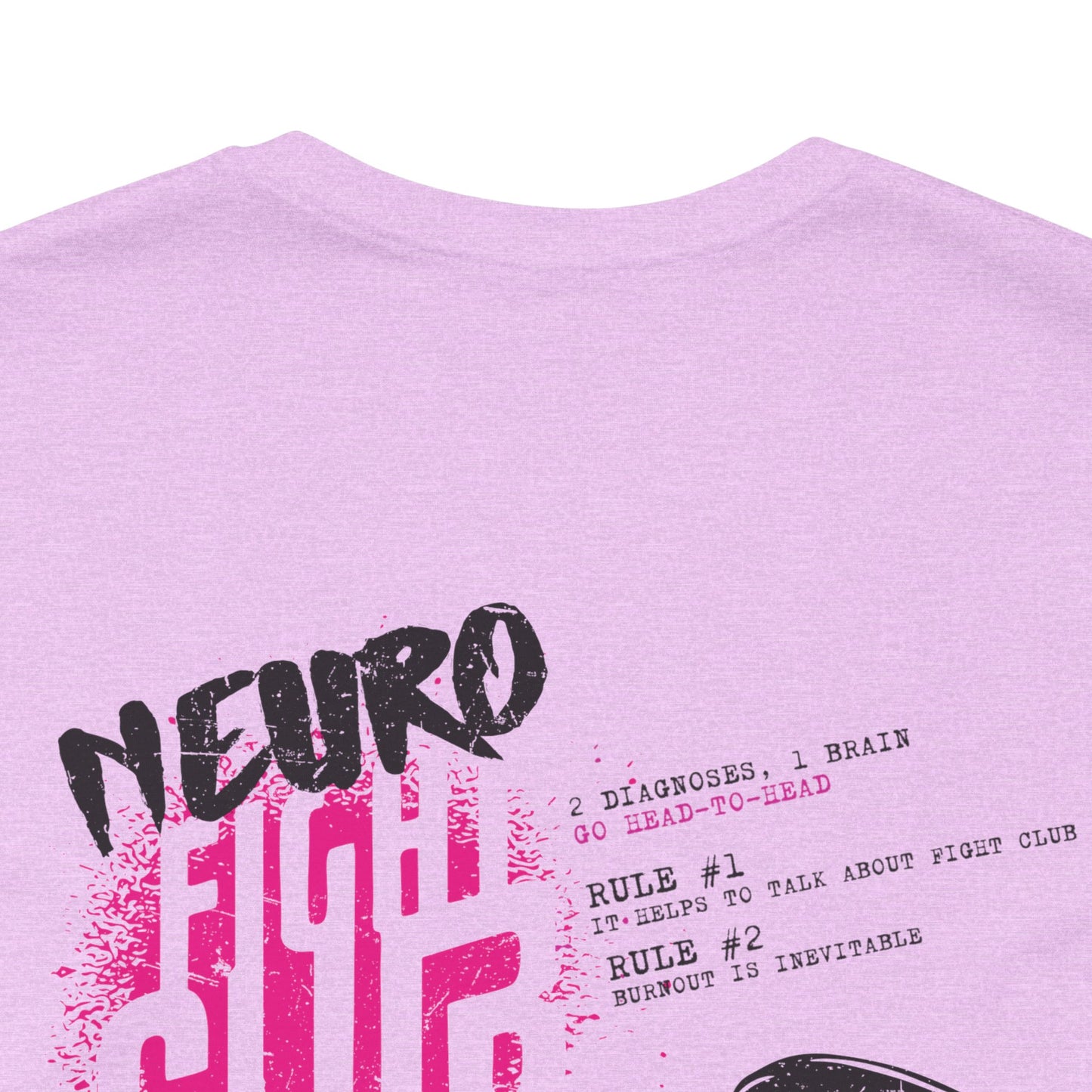 Neuro Fight Club - AuDHD - Patrick Casale - Adult Unisex Jersey Tee (Ships Internationally)