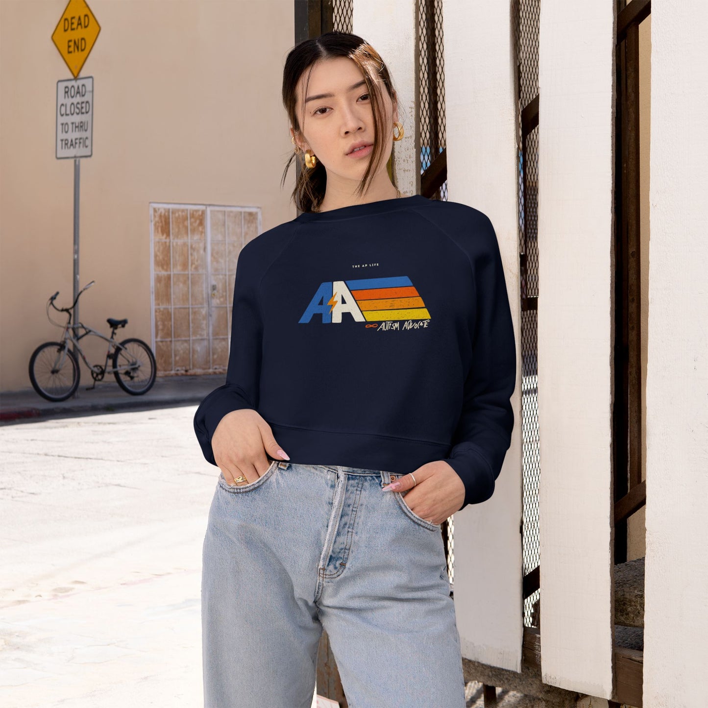 Autism Advocate - Women's Cropped Fleece Pullover