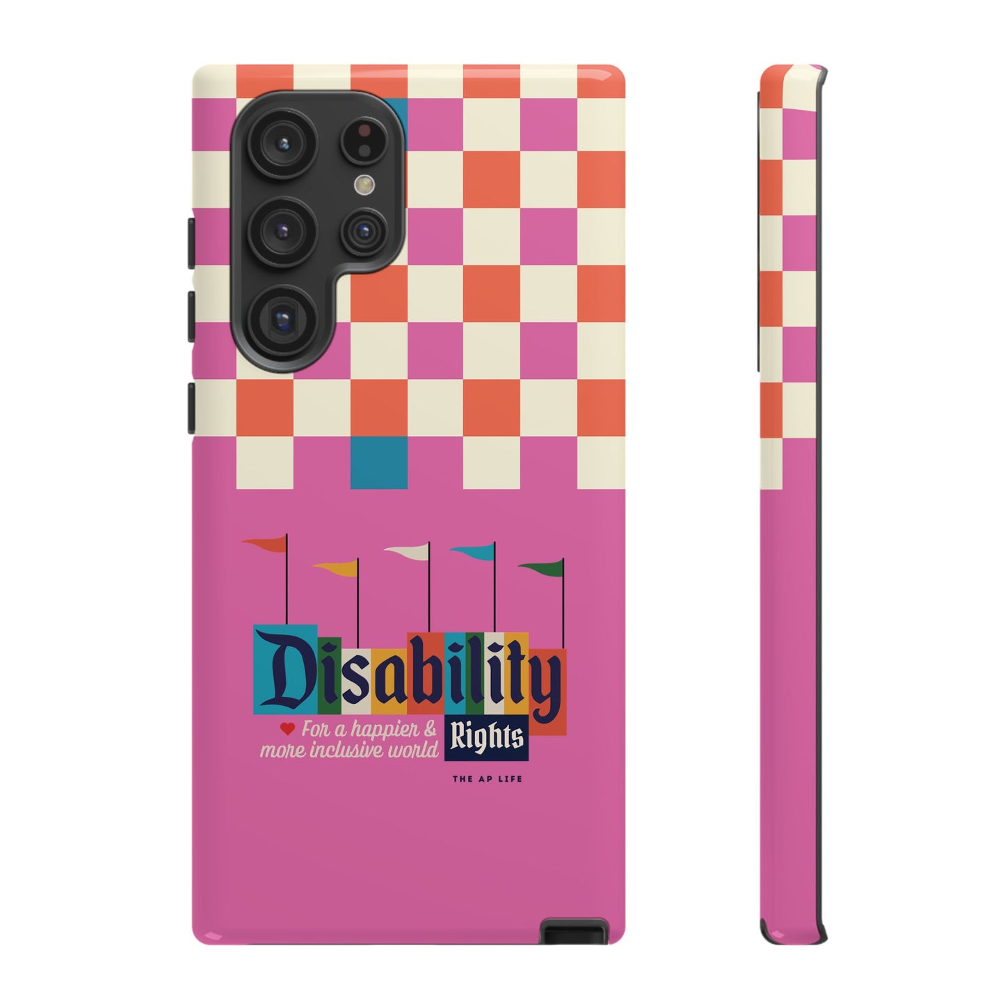Disability Rights for a Happier & More Inclusive World - Android Phone Case for Google Pixel & Samsung Phones