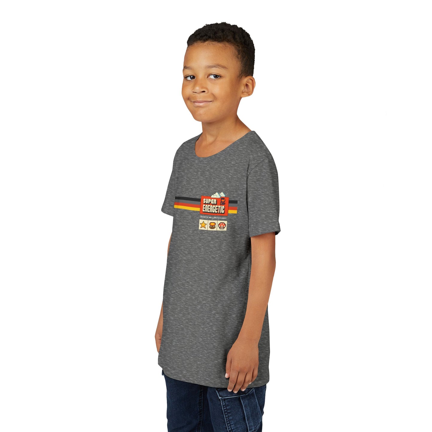 Super Energetic - Despite My Limited Diet - Youth Unisex Short Sleeve Tee