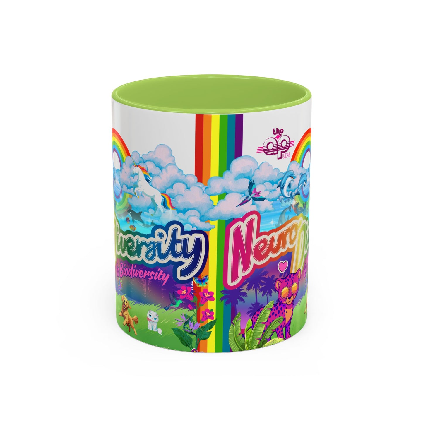 Neurodiversity is Biodiversity - Accent Coffee Mug (11, 15oz)