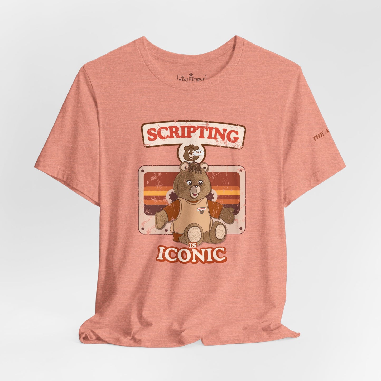 Scripting is Iconic - GLP - Teddy RecSpin - Adult Unisex Jersey Tee