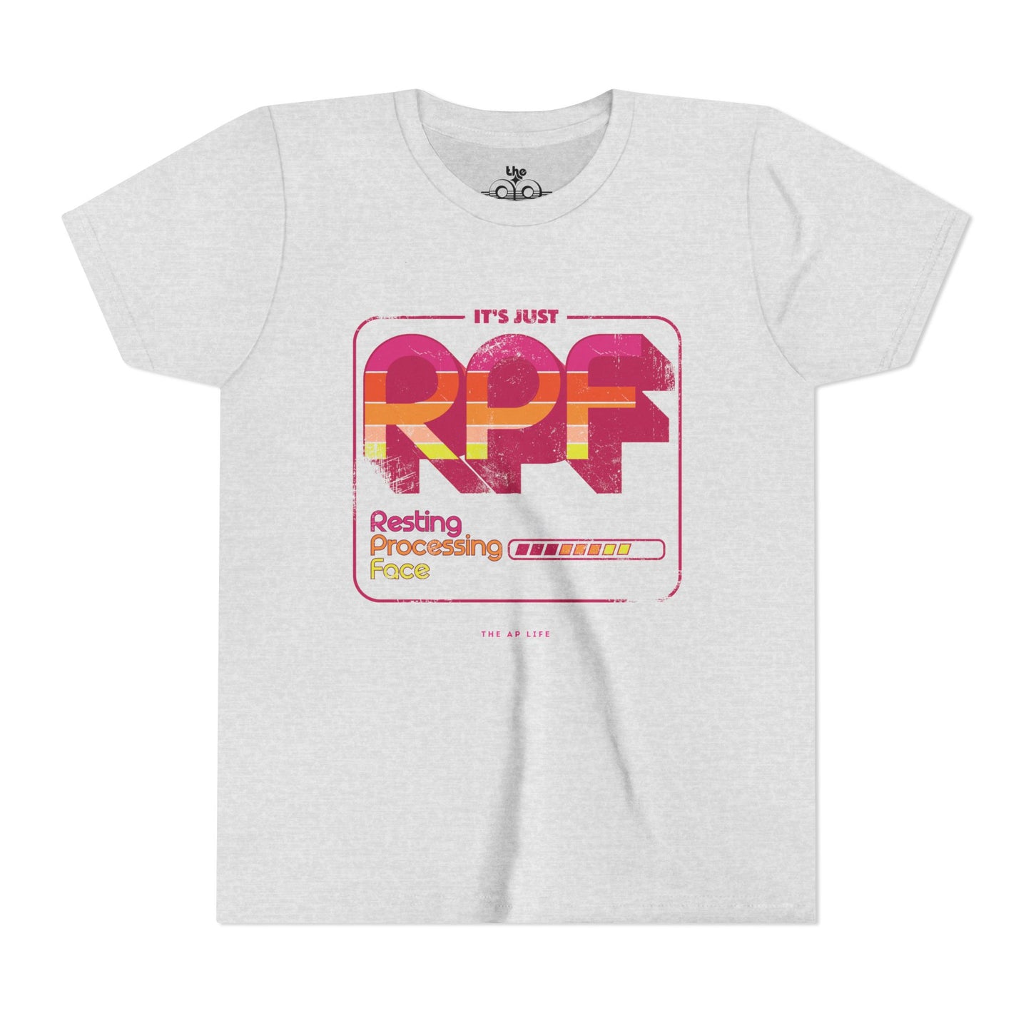 It's Just RPF - Resting Processing Face - Youth Unisex Short Sleeve Tee