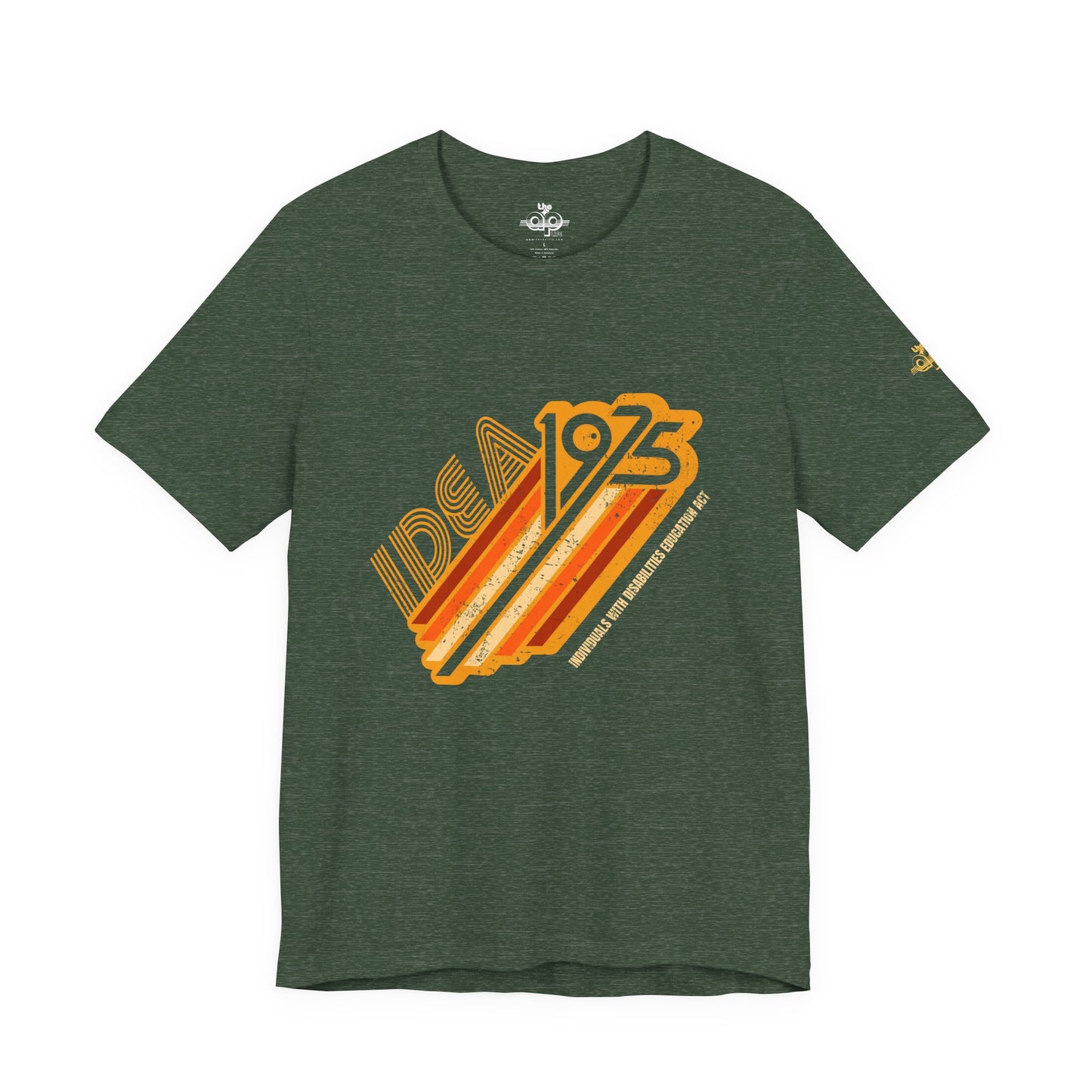 1975 IDEA - Individuals With Disabilities Education Act - Adult Unisex Jersey Short Sleeve Tee