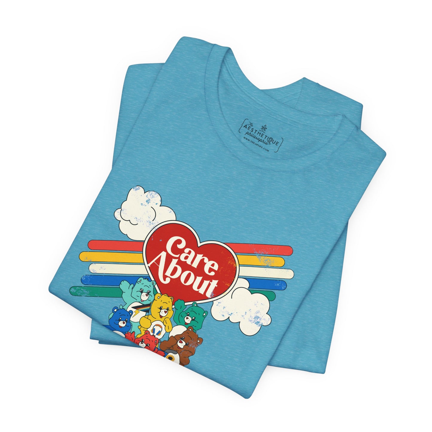 Care About Disability Rights - Retro 80s Vibe - Unisex Jersey Short Sleeve Tee