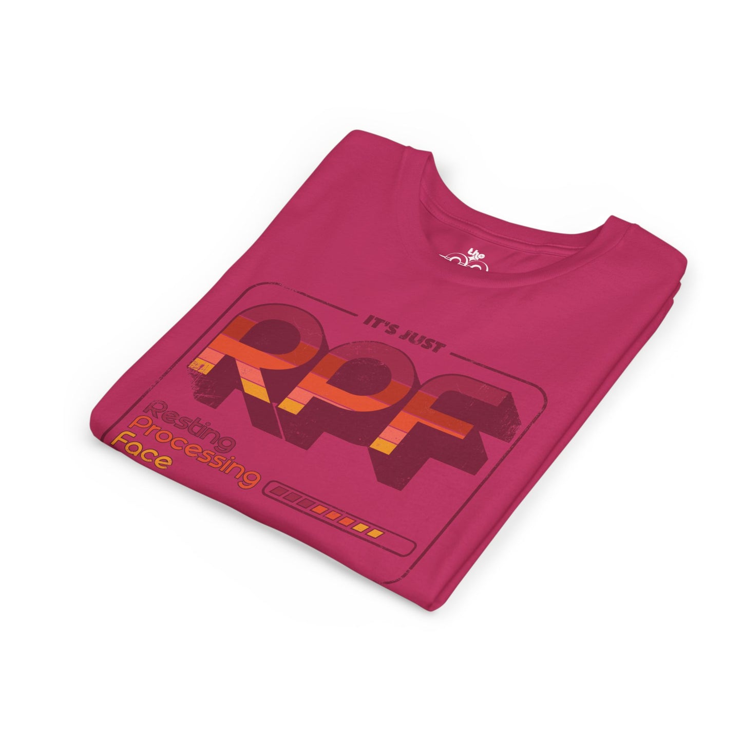 It's Just RPF - Resting Processing Face - Youth Unisex Short Sleeve Tee