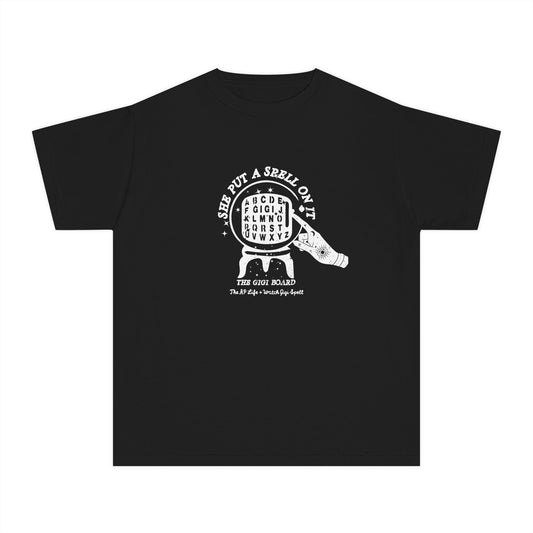 She Put a Spell on it - The Gigi Board - Youth Unisex Tee - Watch Gigi Spell Fundraiser