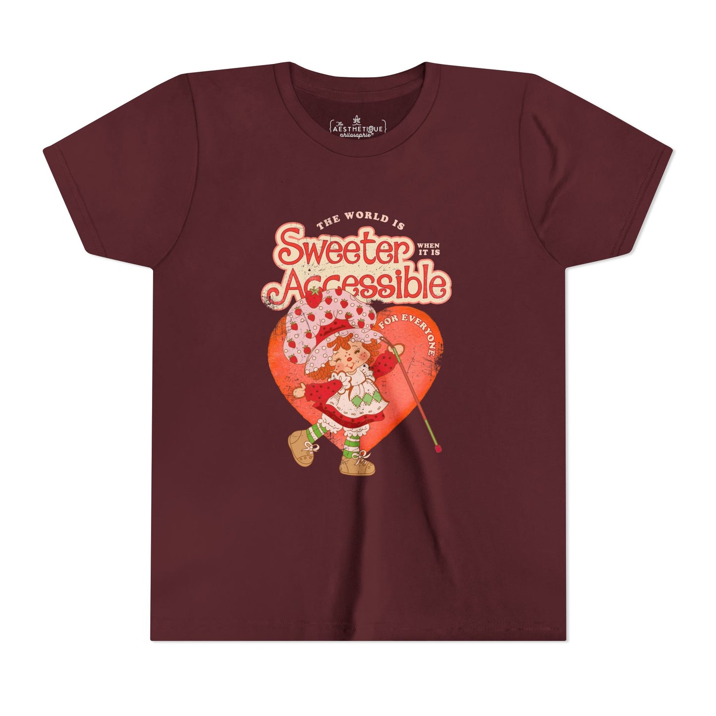 The World is Sweeter, when it is Accessible for Everyone - Youth Unisex Short Sleeve Tee