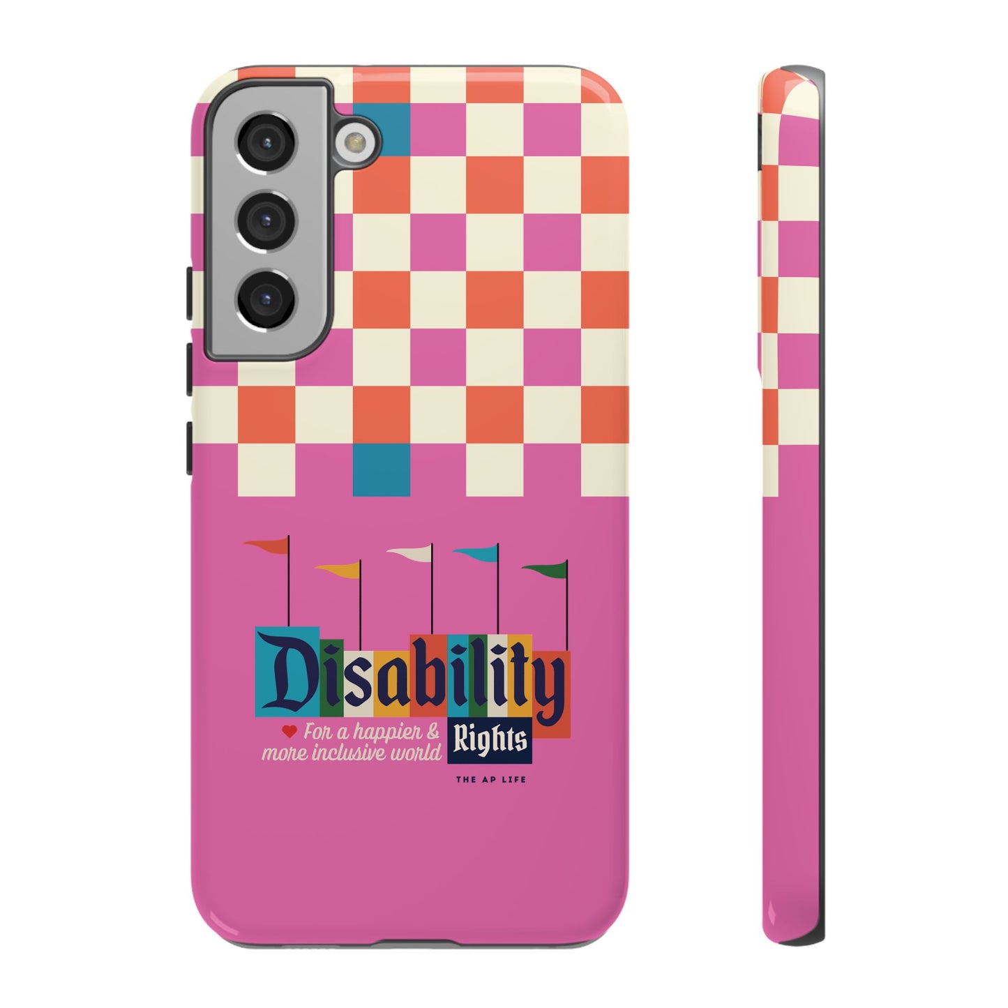 Disability Rights for a Happier & More Inclusive World - Android Phone Case for Google Pixel & Samsung Phones