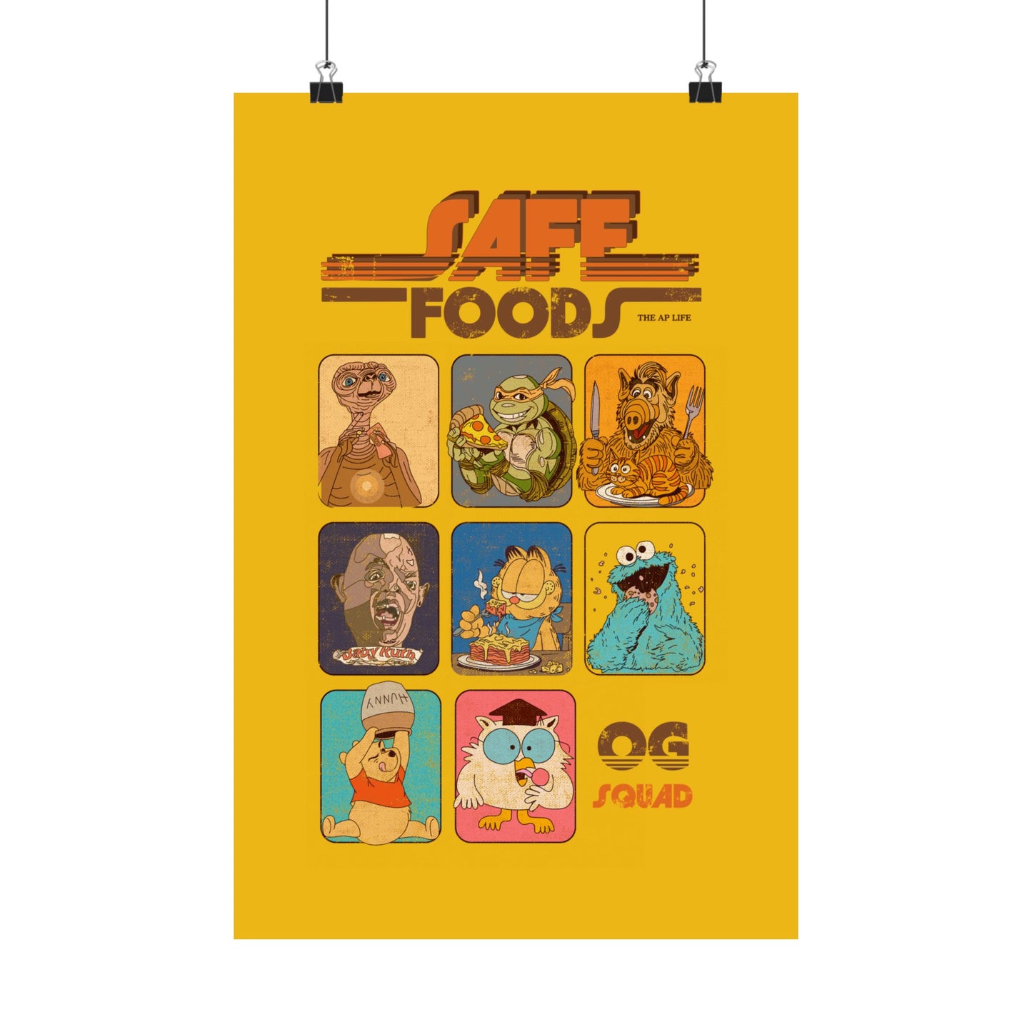 Safe Foods OG Squad - Matte Vertical Posters