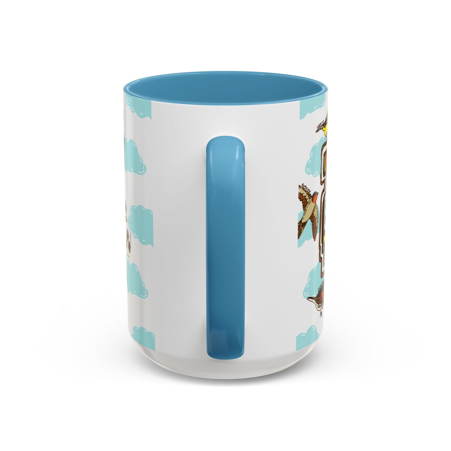 Talk Birdy to Me - Accent Coffee Mug (11, 15oz)