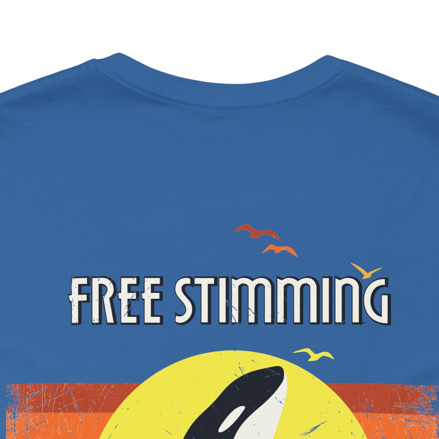 Free Stimming - Orca - Adult Unisex Jersey Short Sleeve Tee