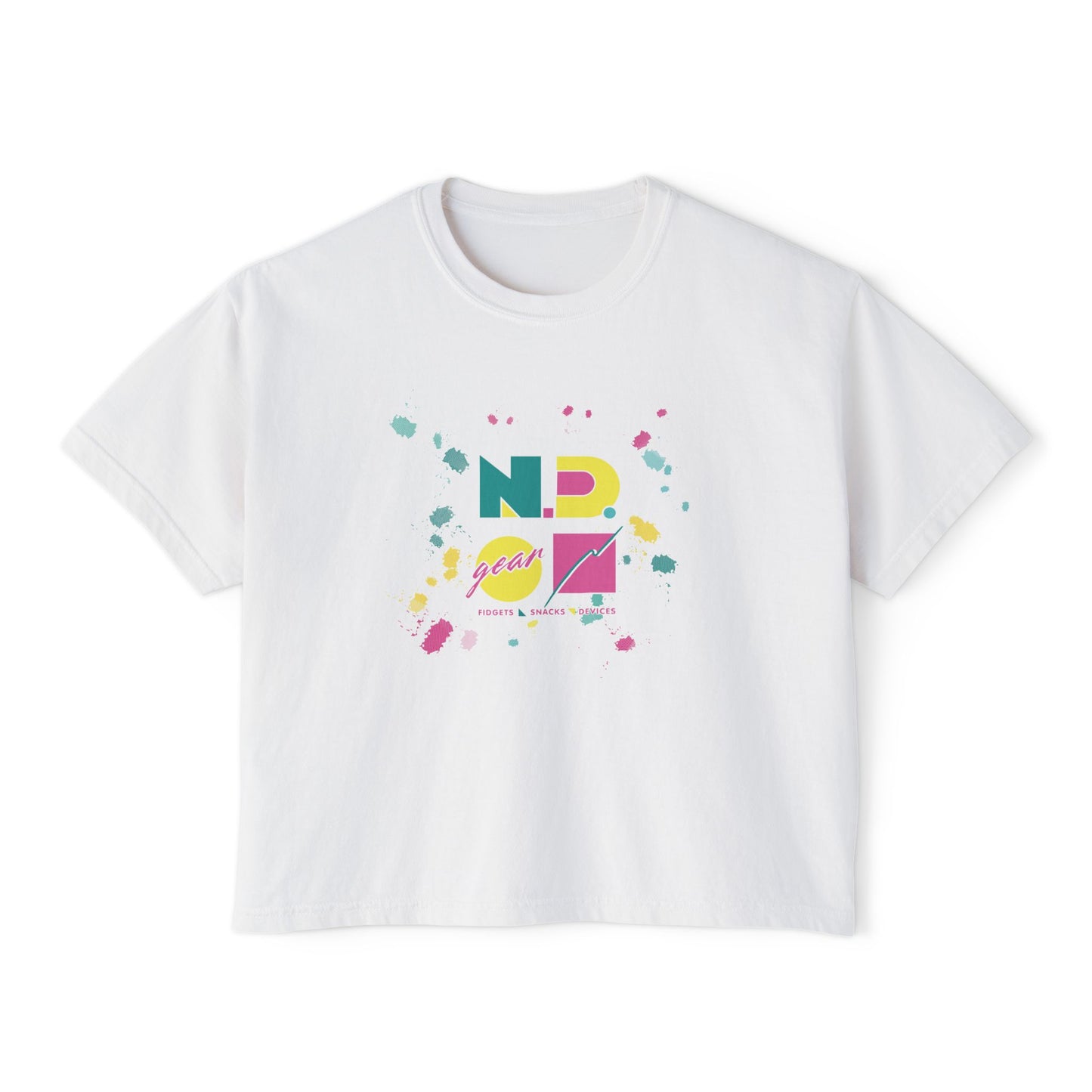 N.D. Gear - Fidgets, Snacks, Devices - Women's Boxy Tee