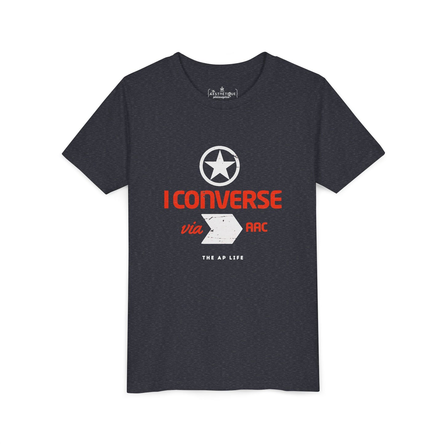 I Converse Via AAC - Youth Unisex Jersey Tee
