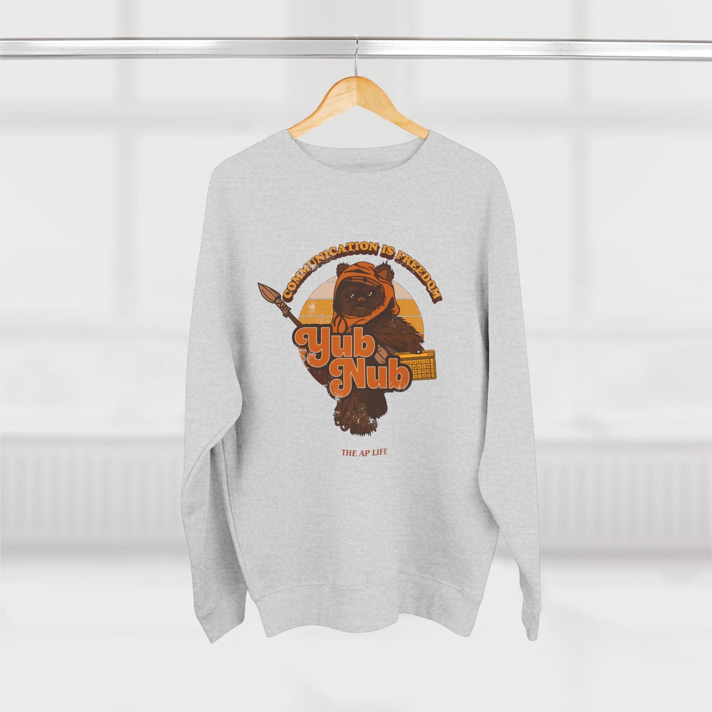 Communication is Freedom - Yub Nub - AAC - Unisex Crewneck Sweatshirt