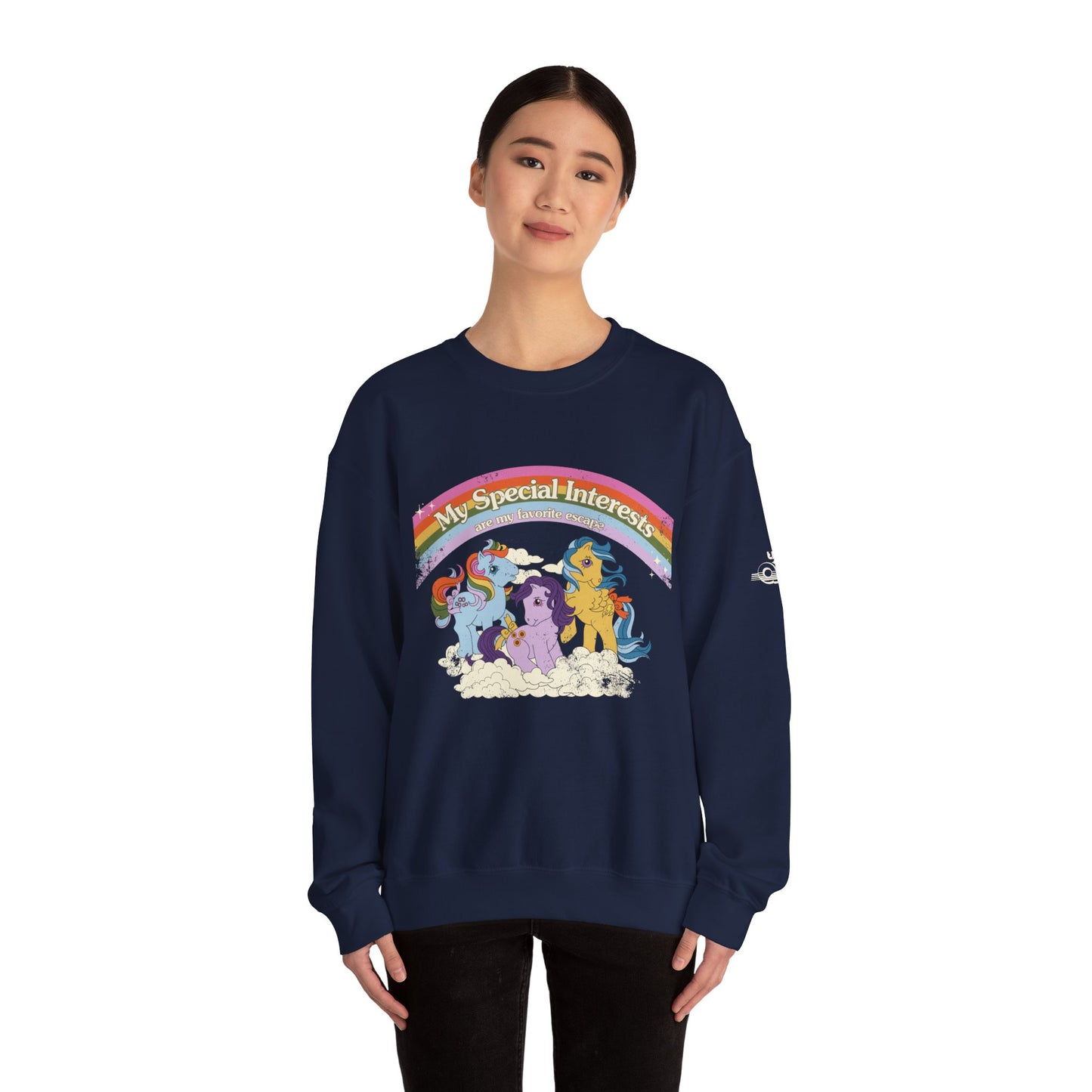 My Special Interests are my Favorite Escape - Adult Unisex Heavy Blend™ Crewneck Sweatshirt