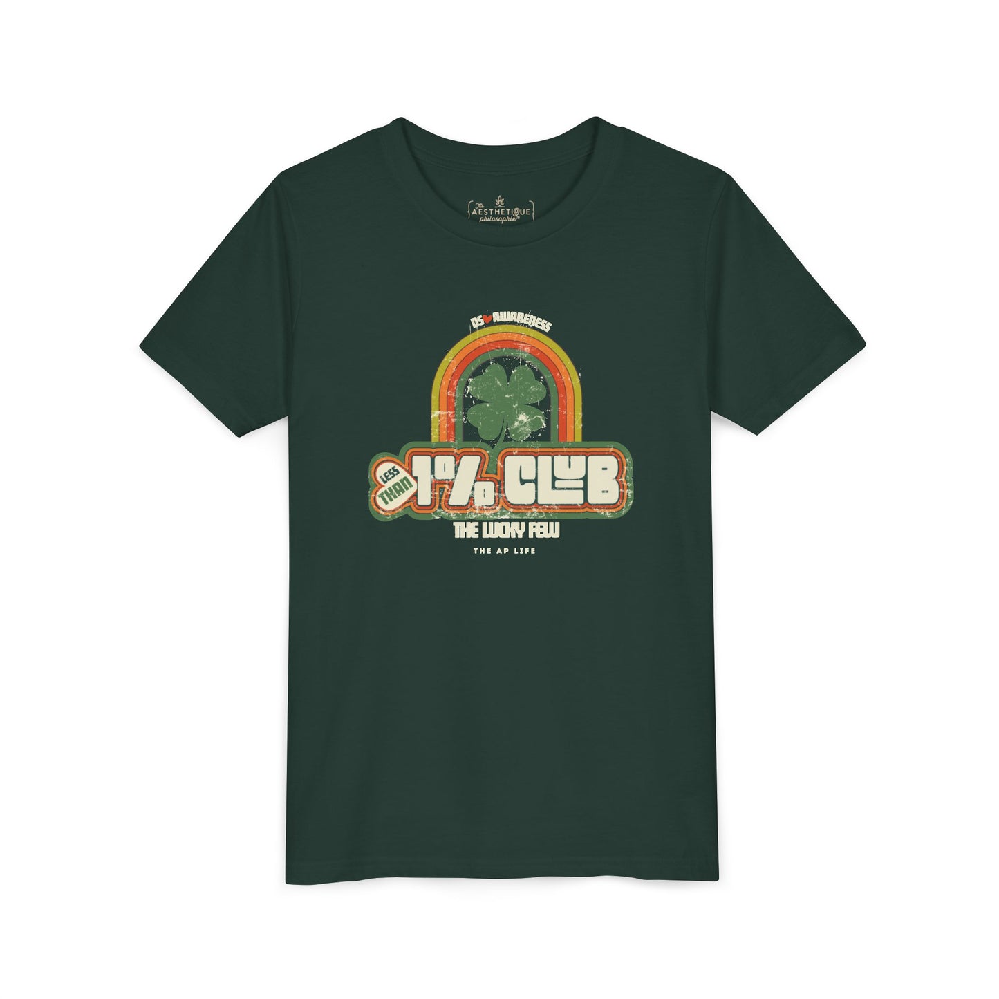 Less Than 1% Club (The Lucky Few) DS Awareness - Youth Unisex Jersey Tee