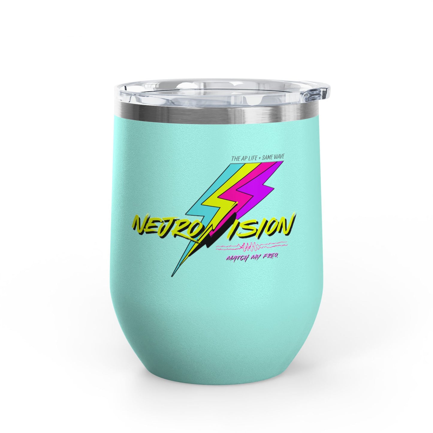 Neurovision - Match my Freq - Epilepsy Awareness - 12oz Insulated Tumbler