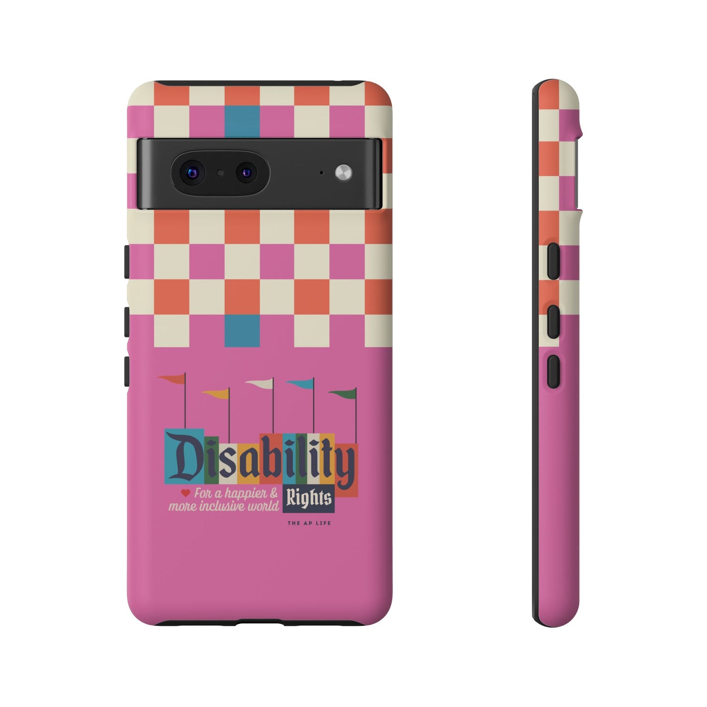Disability Rights for a Happier & More Inclusive World - Android Phone Case for Google Pixel & Samsung Phones