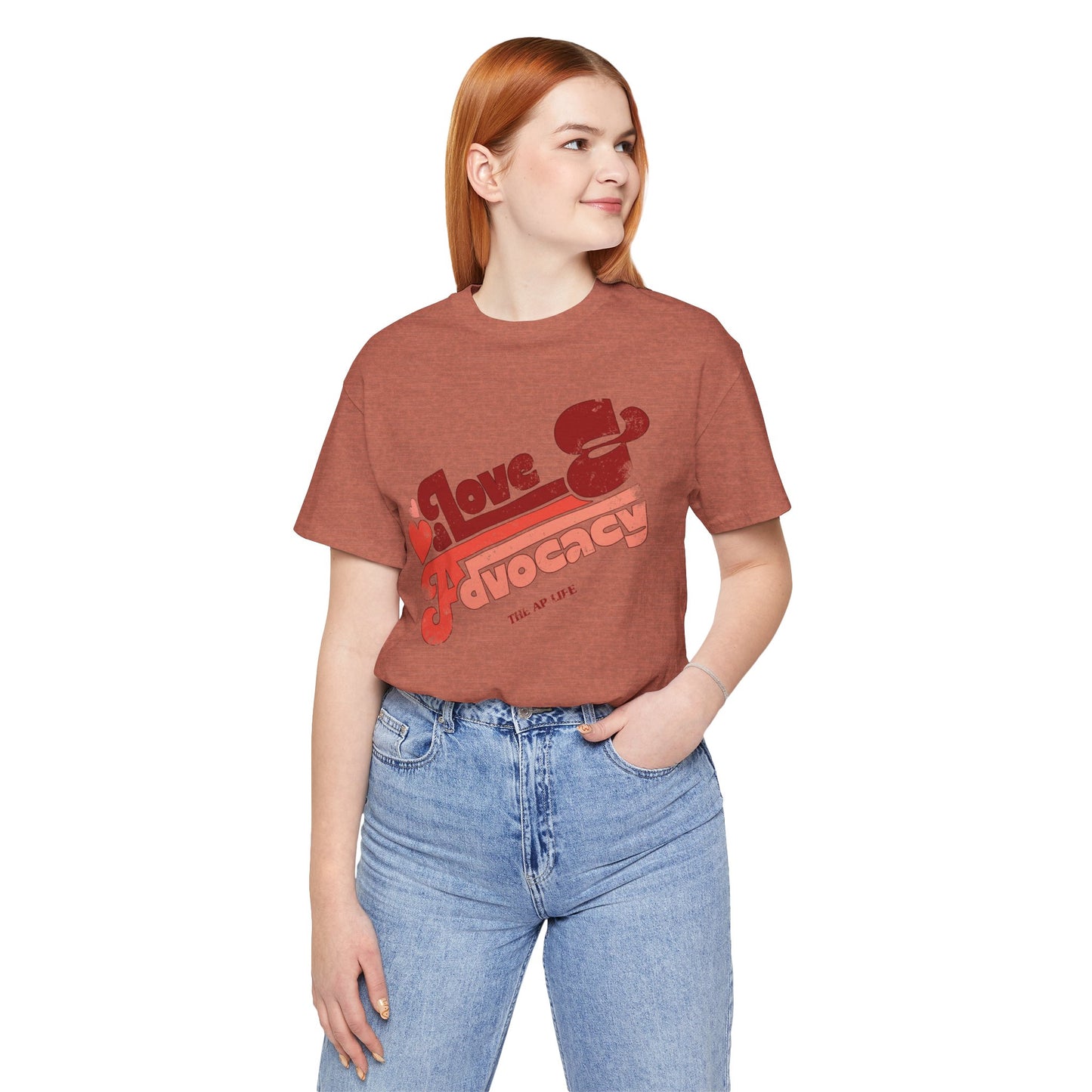 Love & Advocacy - Adult Unisex Jersey Short Sleeve Tee